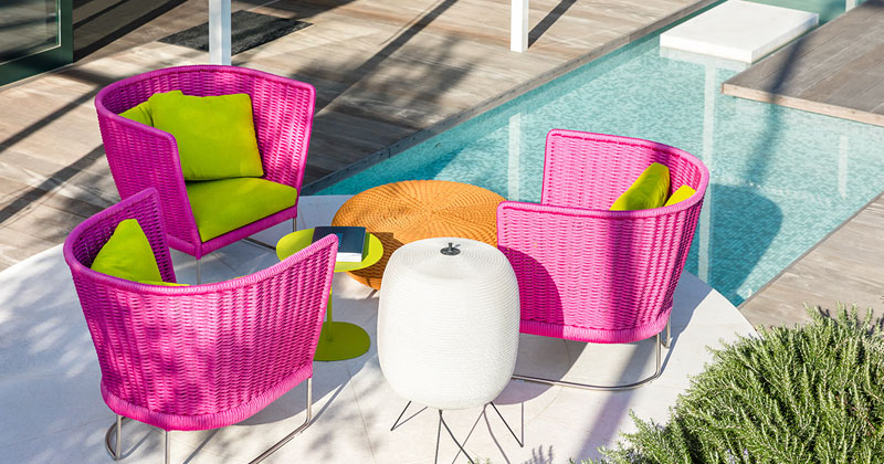 Paola Lenti: interior and exterior furniture in Olbia